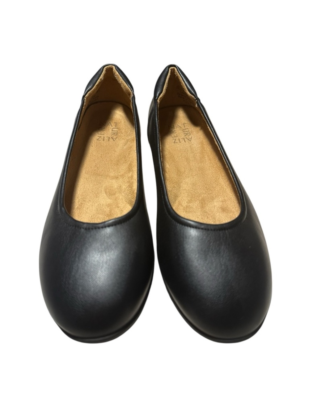 Naturalizer Flexy Leather Ballet Flats Black Women’s Size 9M Comfort Slip-On - Picture 3 of 10